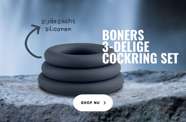 Boners 3-Delige Cockring Set - Rond