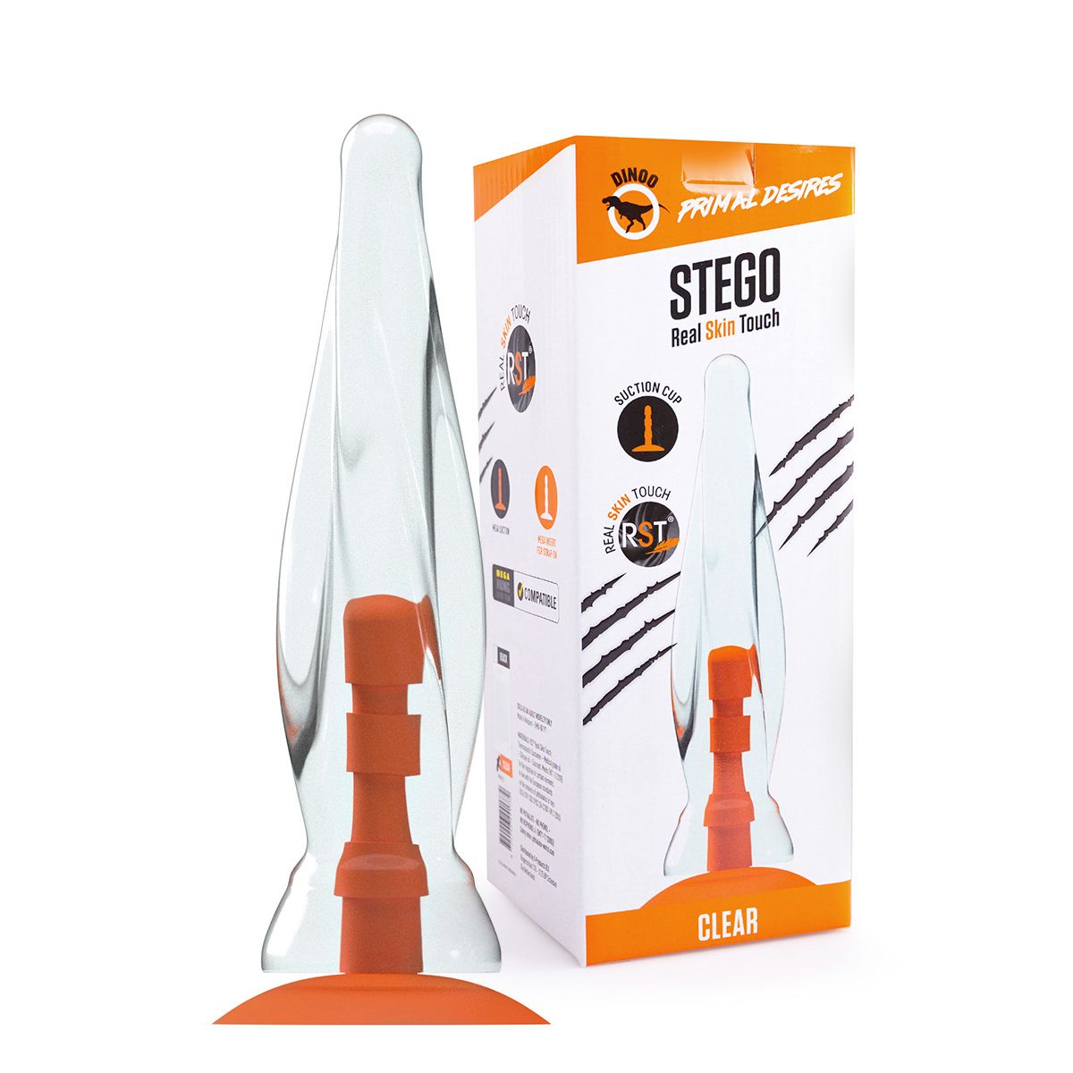 Dinoo Dino Stego Primal Clear- 33 cm