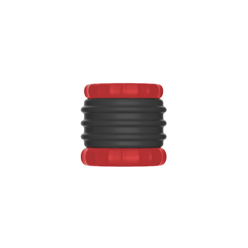 Ballstretcher Soqlo 35 mm Hoogte 5 cm Zwart-Rood