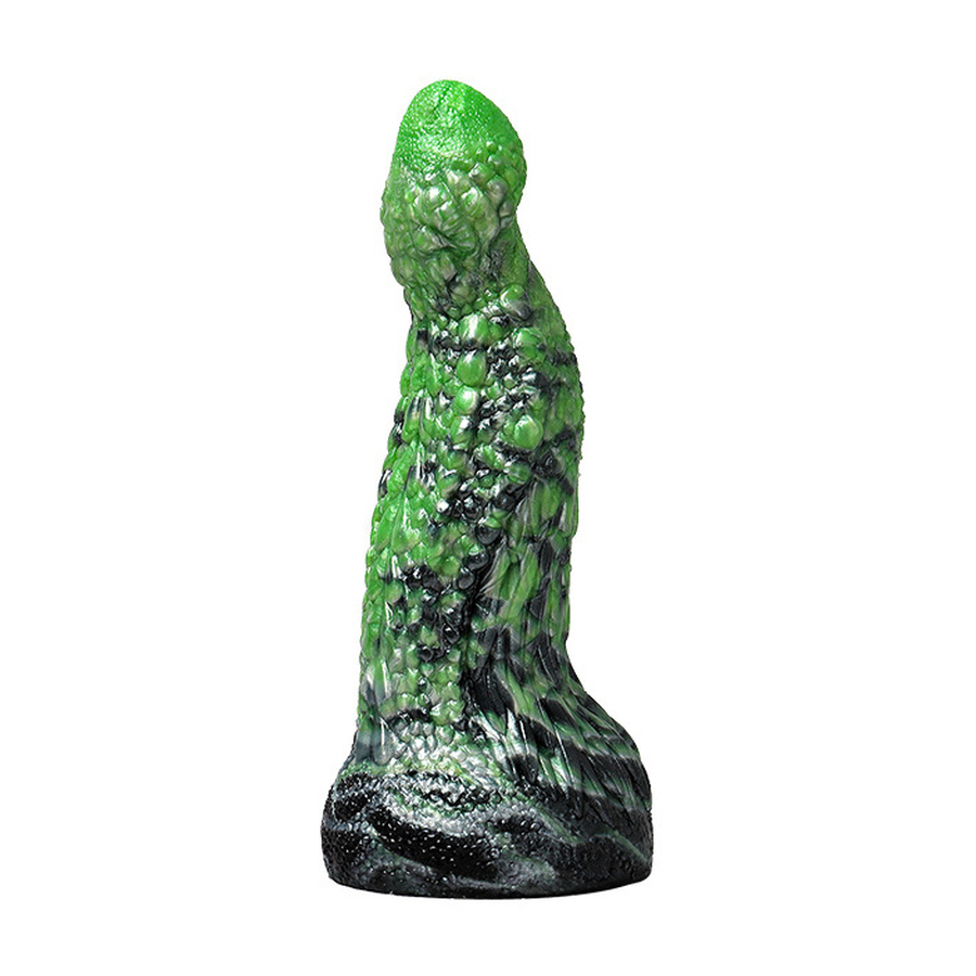 Monster Dildo Gode Puruk - Groen