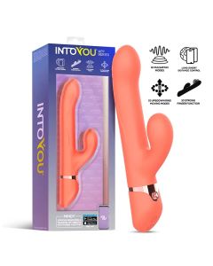 Mindy Rabbit Vibrator met Kralen - Oranje