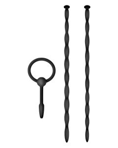 3 in 1 Penis Pluggen Knot Knot Urethral Sound