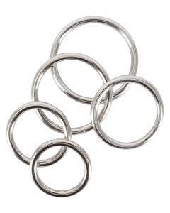 5 Delige Cock Ring Set - Metaal