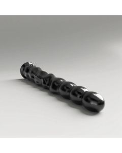 All Black Steroid Sabre Dildo - Zwart