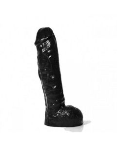 All Black Zwarte Realistische Dildo 29 cm