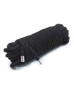 BDSM Bondage Katoenen Touw Zwart - 20 Meter