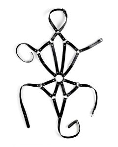 Body Harnas Vrouwen Bondage Model 1 - Zwart