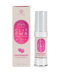 Clitorisbalsem Secret Play Clit Pwr 15ml - Aardbei