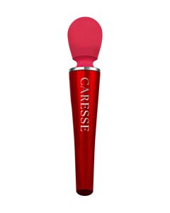 Compact Wand Vibrator CARESSE - Rood
