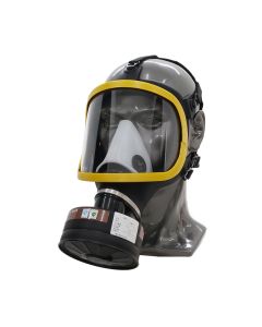 Gasmasker Show Max Zwart/Geel