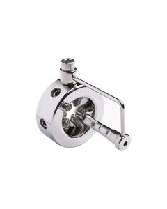 RVS Penis Ring met Verstelbare schroeven en torpedo plug