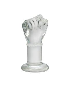 Glazen Fist Buttplug L - Transparant