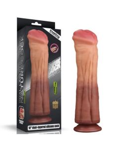 Grote Dubbellaagse Dildo - 30 cm