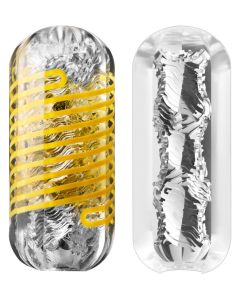 Herbruikbare Masturbator Spinner DX - Geel
