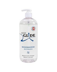 Just Glide Glijmiddel Op Waterbasis - 1000ml