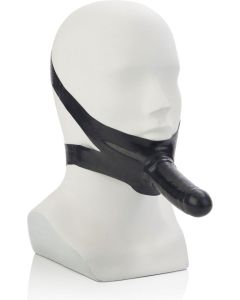 Latex Dildo Masker - Zwart