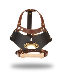 Leren Blinders met Mondknevel - Liebe Seele