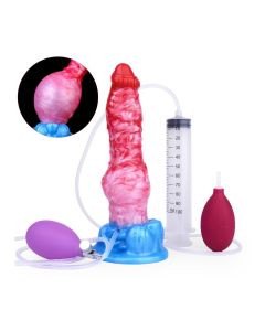 Opblaasbare en Spuitende Dildo Air Delys