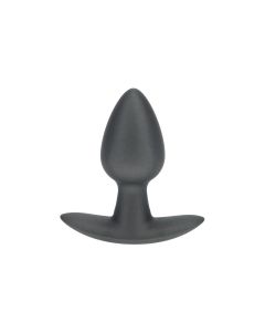 Buttplug Small Gunmetal - 6,5 cm voorkant