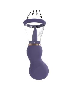 Oplaadbare Borst en Vulva Pomp Paars - Sensual