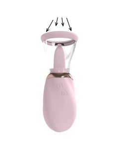 Oplaadbare Borst en Vulva Pomp Roze - Boost
