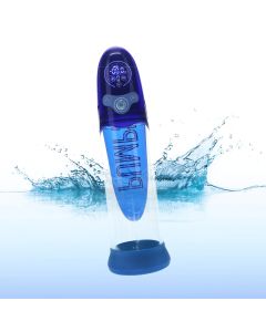 Onderdompelbare Automatische Penispomp met AI - Blauw