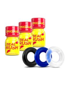 Combipack Real Rush Poppers & Cockringen
