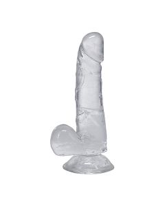 Realistische Dildo 15 cm - Transparant