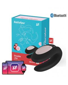 Satisfyer Double Joy App-Connect - Zwart