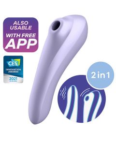 Satisfyer - Dual Pleasure Air Pulse Vibrator Paars