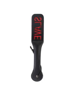 BDSM Paddle SLAVE 32 cm -Zwart