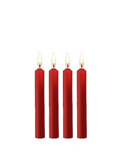 SM Kaarsen 4-Pack - Rood 