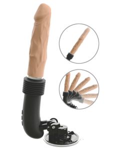Stuwende Vibrator RC Fucking Machine - Huidskleur