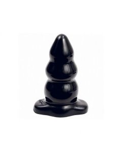 Grote Geribbelde Buttplug - Triple