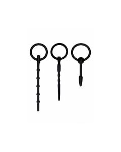 Urethral Sounding Plug Set - Zwart