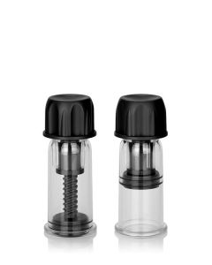 Vacuum Twist Tepel Zuigers - Zwart