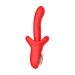 Stotende en Knijpende Vibrator Vyron - Rood