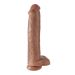 King Cock Realistische XL Dildo 38 cm - Huidskleur