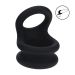 Wide Double O Silicone Cockring Zwart - S Wide Double O Silicone Cockring Zwart - S
