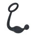 Silicone Cockring met Prostaatstimulator M - Zwart Silicone Cockring met Prostaatstimulator M - Zwart