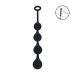 Siliconen Waterdrop Anal Balls Zwart M - 30 mm