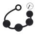 Ronde Siliconen Anaalballen 5 cm - Zwart