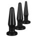 Klassieke Buttplug Trainer Set - Zwart Klassieke Buttplug Trainer Set - Zwart