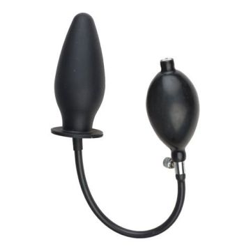 Opblaasbare Buttplug - True Black