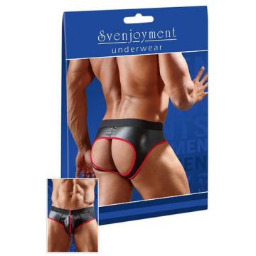 Svenjoyment Jockstrap met Rits - Zwart