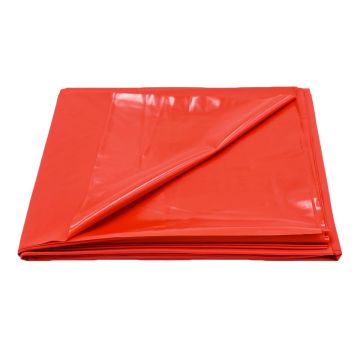 Bed Sheet PVC Cover 200 x 220 cm - Rood
