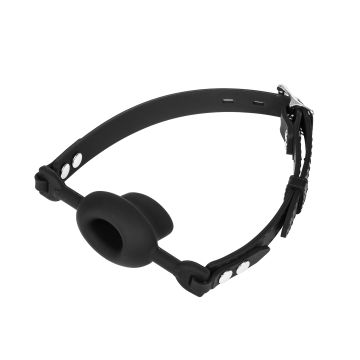 Rimba - Ballgag met Opening - Zwart