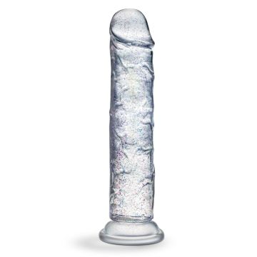 Glamor Sparkling Transparante Dildo - 17.8 cm