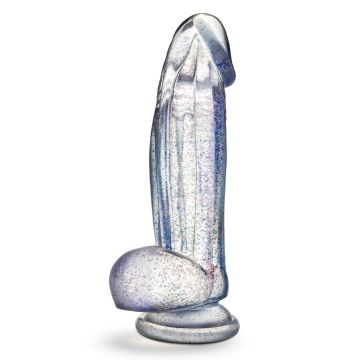 Bling Sparkling Transparante Dildo - 19 cm