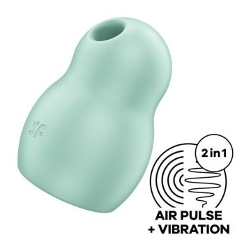 Satisfyer Pro To Go 1 Luchtdruk Vibrator - Mint